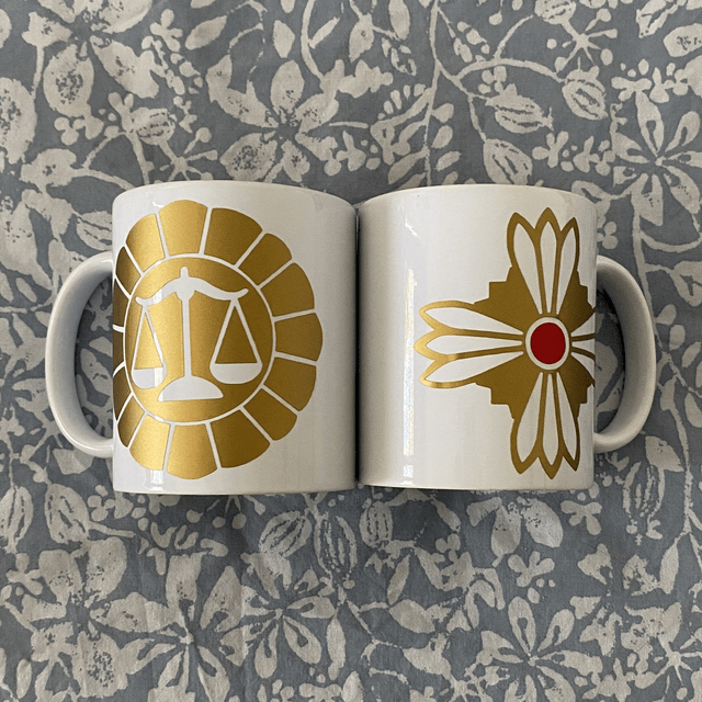 AA: attorney badge (vinyl mug)