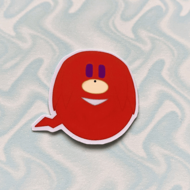 STH: blob characters (laminated sticker)