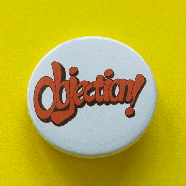 AA: objection (button small)