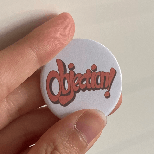 AA: objection (button small)