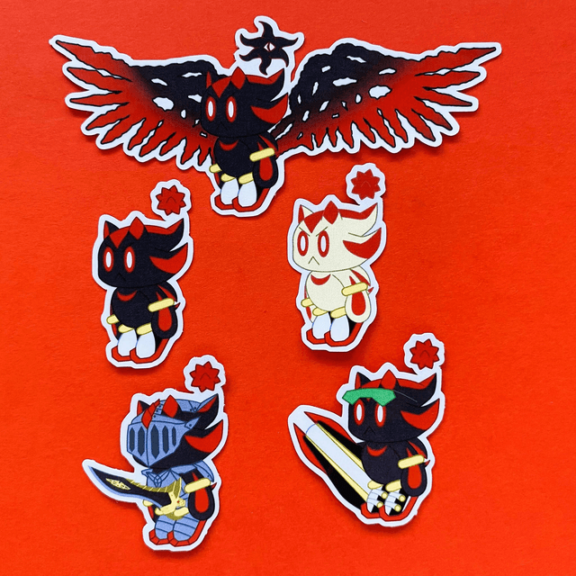 STH: shadow chao (laminated sticker)