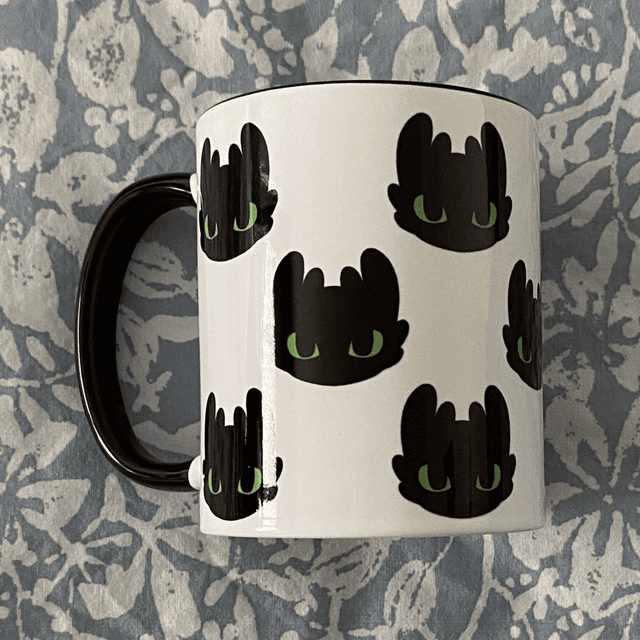 HTTYD: night fury (sublimation mug)