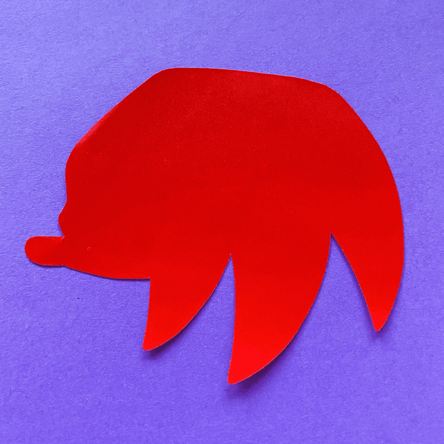 STH: knuckles bust (vinyl sticker)